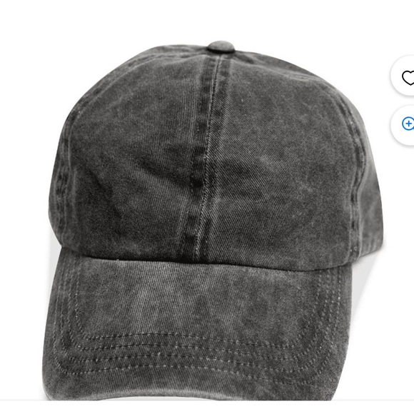 🆕 Jenni Women's Baseball Hat Washed Black Adjustable - Picture 5 of 6